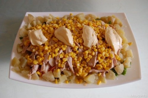 Insalata di pollo e patate