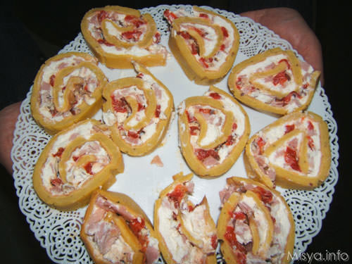 Rotolo con i peperoni