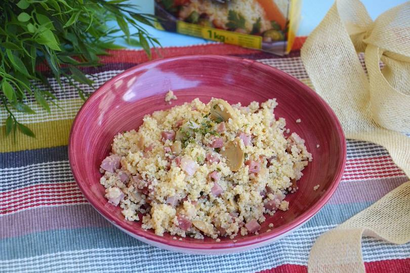 Cuscus speck e funghi