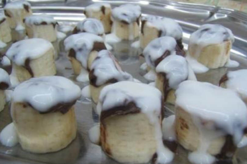 Banane nutella e yogurt