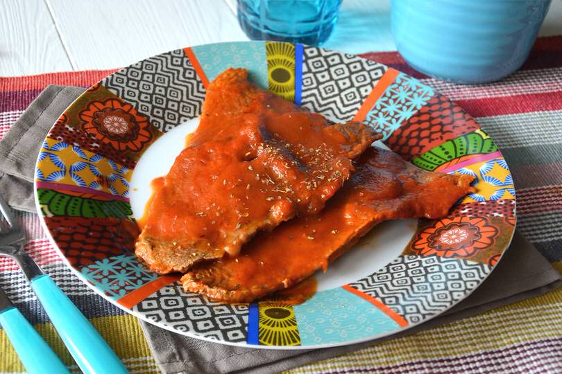 Carne alla pizzaiola