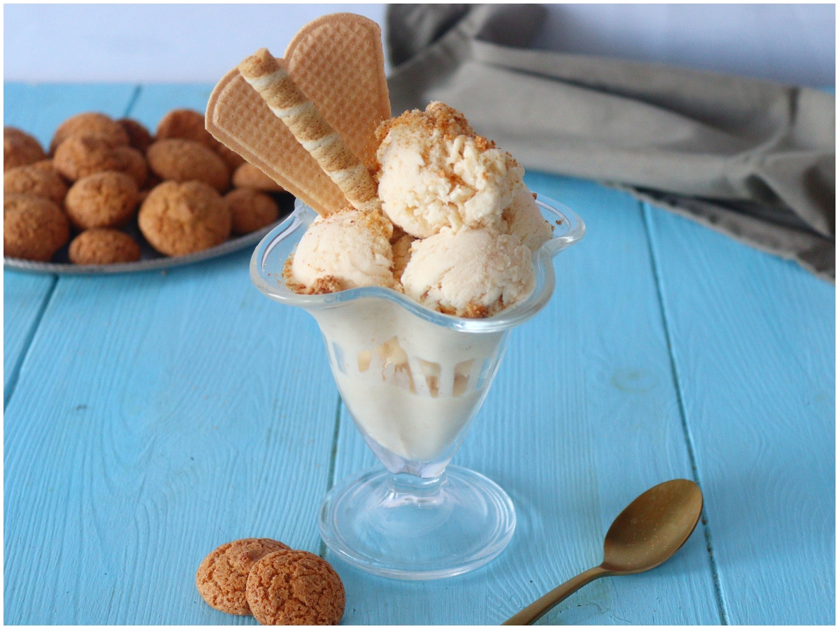 Gelato all’amaretto