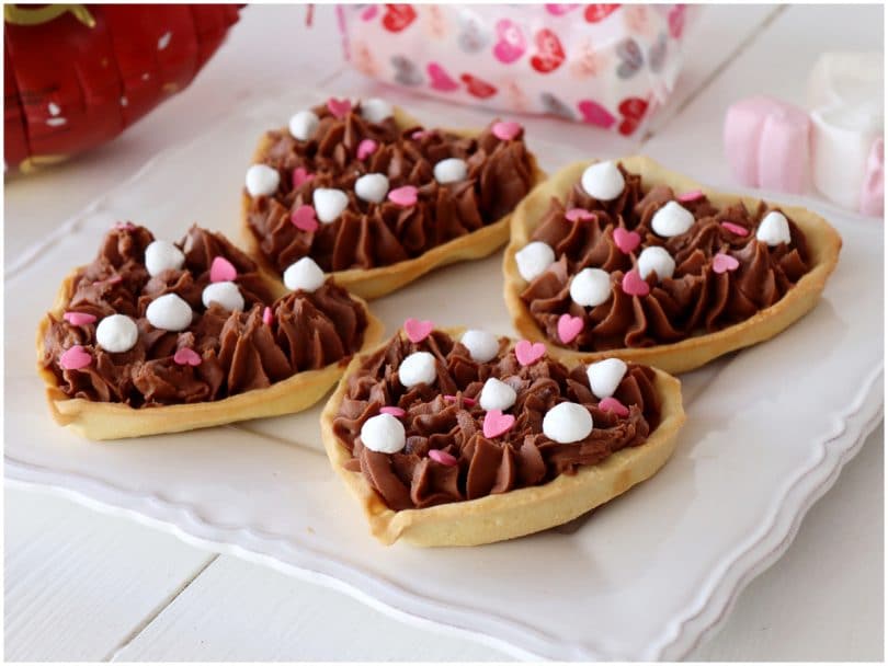 Crostatine a cuore