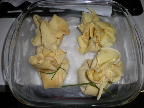 Fagottini radicchio e taleggio