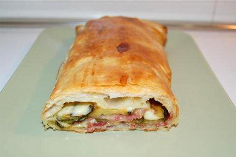Strudel speck e zucchine