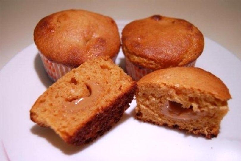 Muffin al dulce de leche