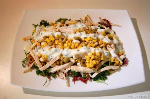 Insalata di pollo light