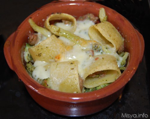 Pasta broccoli e salsiccia