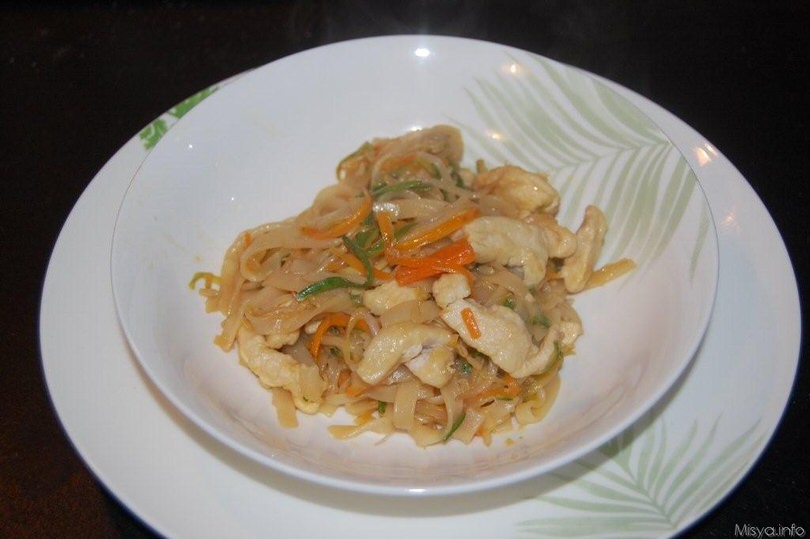 spaghetti alla piastra cinesi