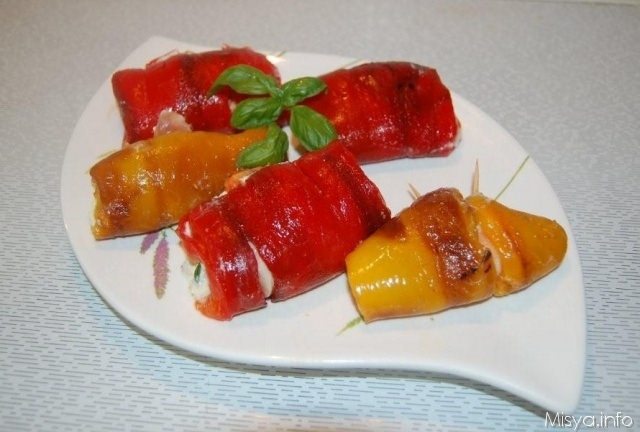 Involtini di peperoni