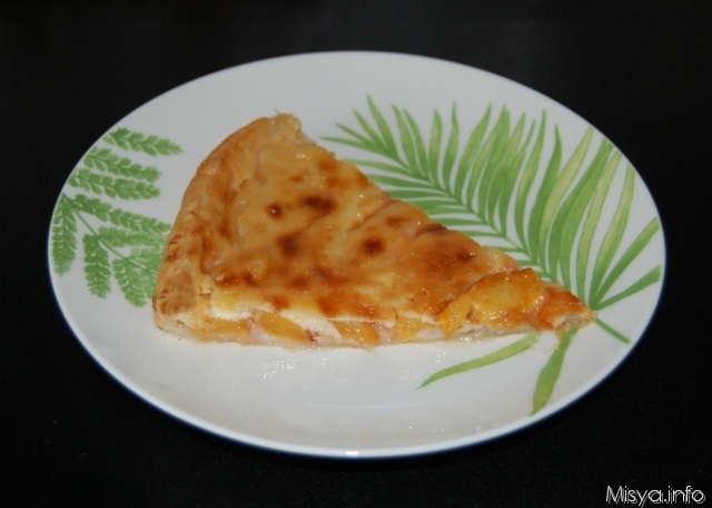 Crostata di pesche e mascarpone