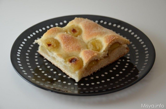 Focaccia dolce all’uva