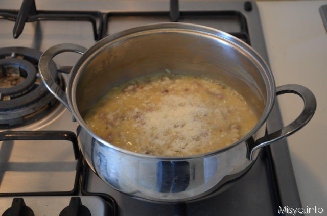 Risotto con salsicce