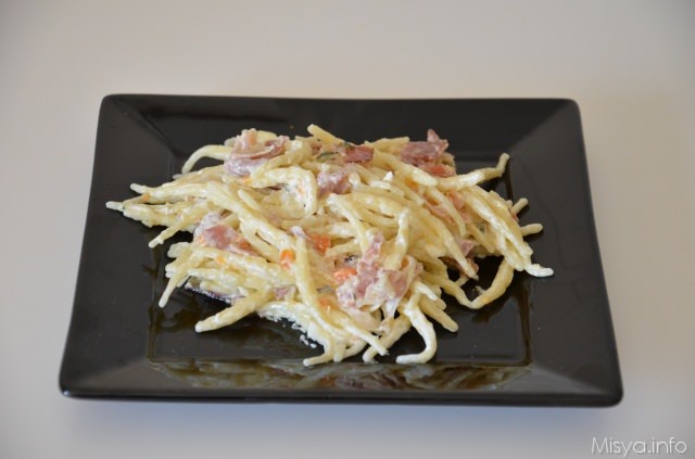Pasta speck e Philadelphia