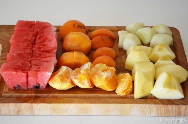 frutta a cubetti