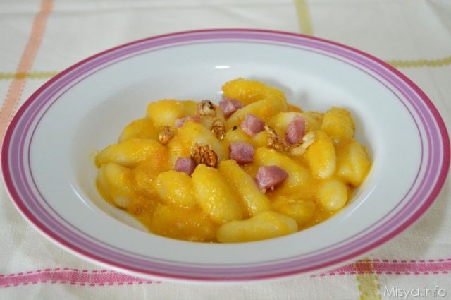 Gnocchi alla crema di zucca