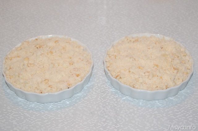 peach crumble