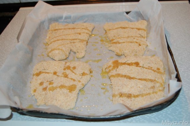 filetti di pesce impanato
