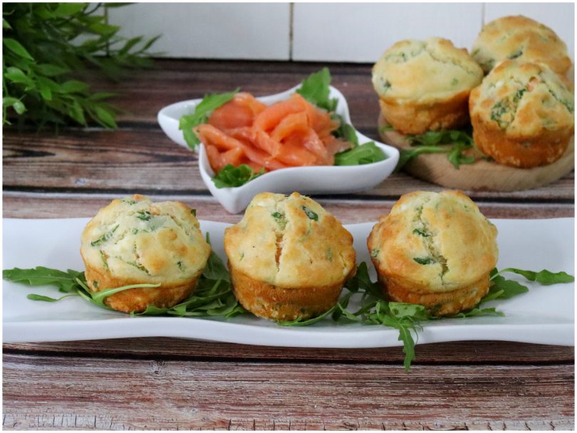 Muffin salati al salmone