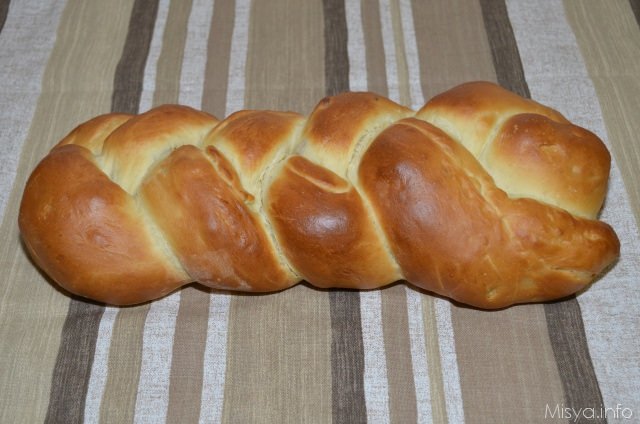 Treccia di pan brioche bimby