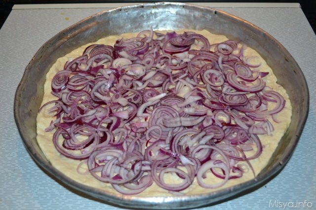 focaccia con cipolle