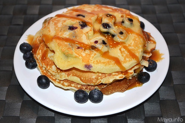 Pancakes ai mirtilli