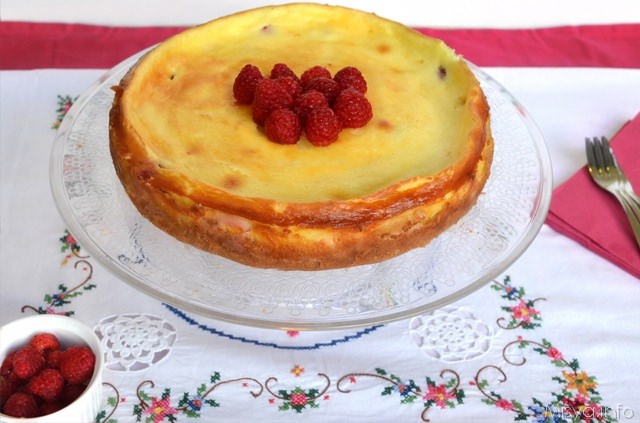 Cheesecake ai lamponi