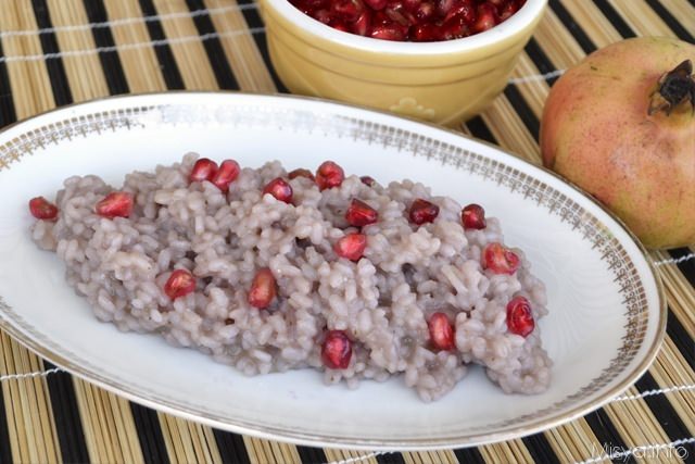 Risotto al melograno