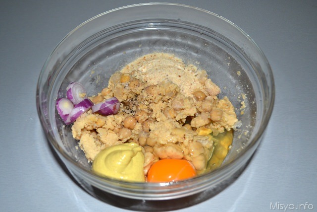 2 ingredienti hamburger di ceci