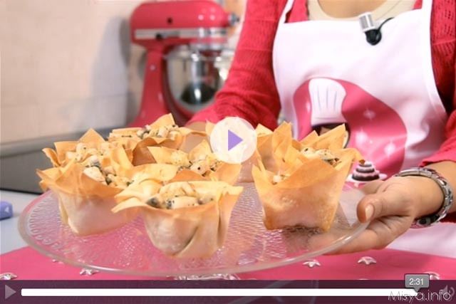 Videoricetta cestini di pesce spada
