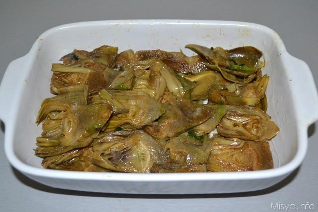 Parmigiana di carciofi bianca 8