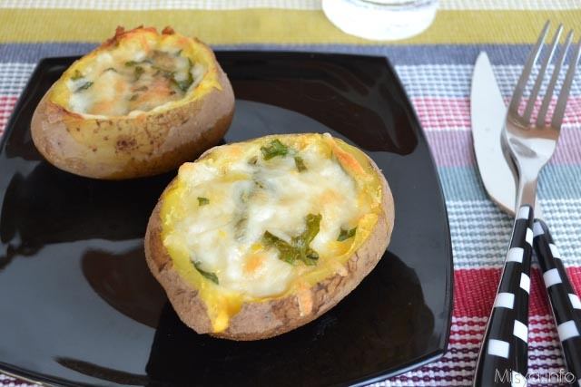 Patate ripiene al forno