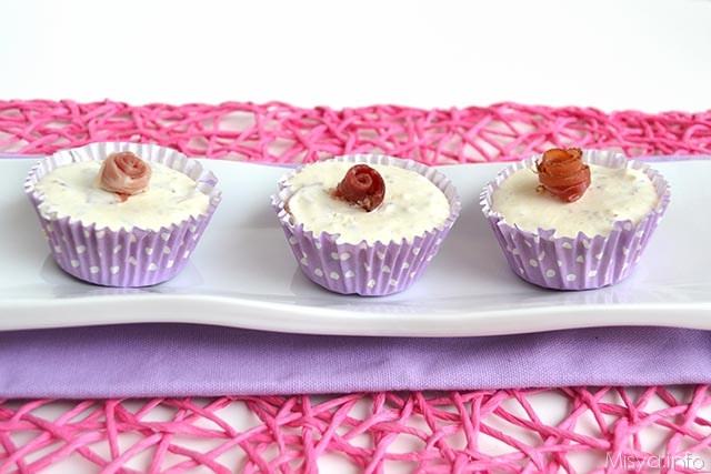 Cheesecake salate speck e pistacchi