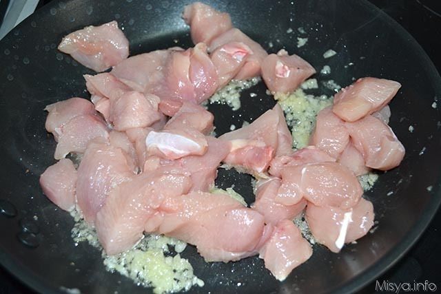 Pollo al curry 6