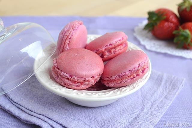 Macarons alle fragole