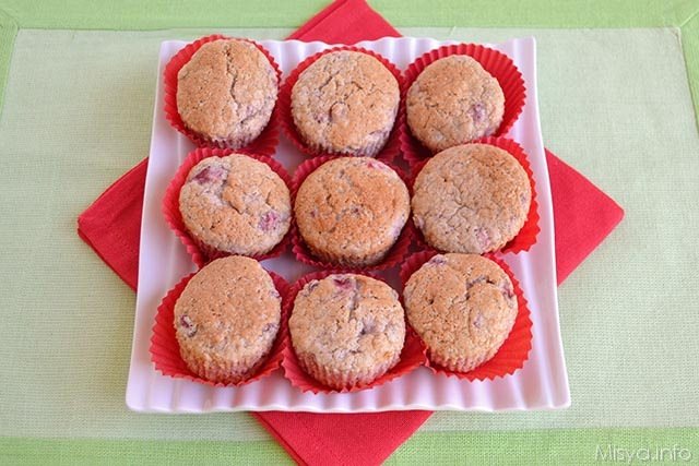 muffin albumi e-fragole