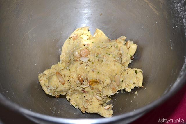 Biscotti salati con frutta secca 8