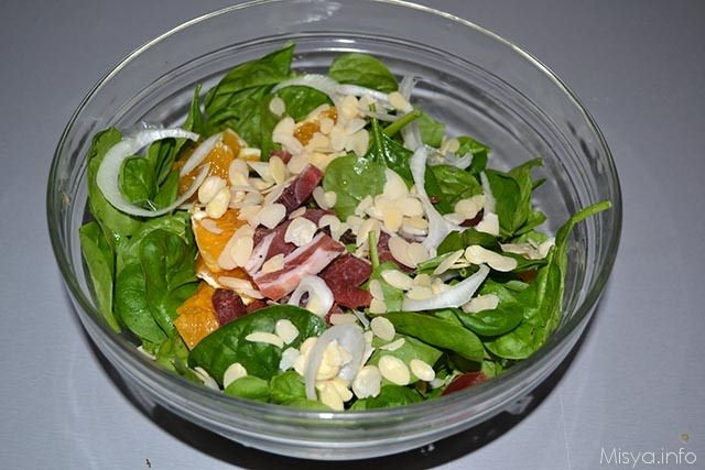 Insalata di spinaci e arance 4