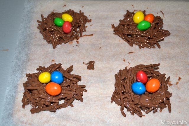 Nidi di cioccolato e cereali 7