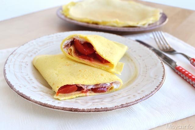 Crepes di albumi