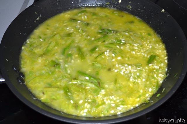 11 Risotto con asparagi e gamberi