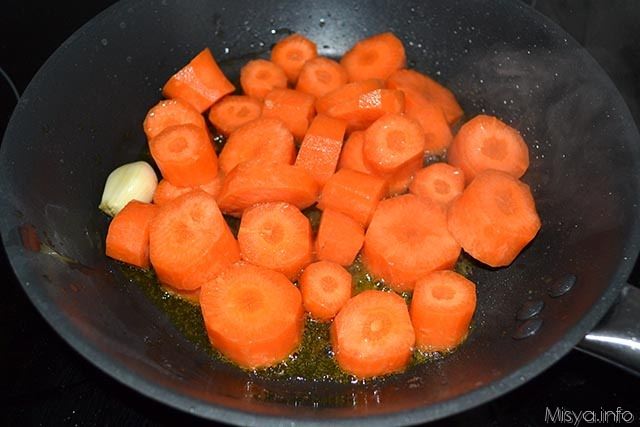 3 carote in padella
