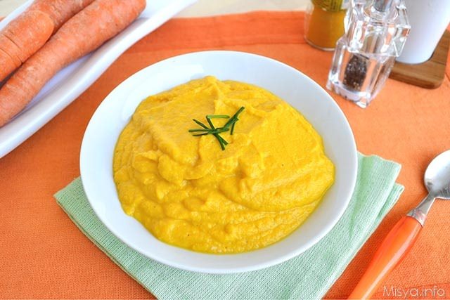 Crema di carote e yogurt