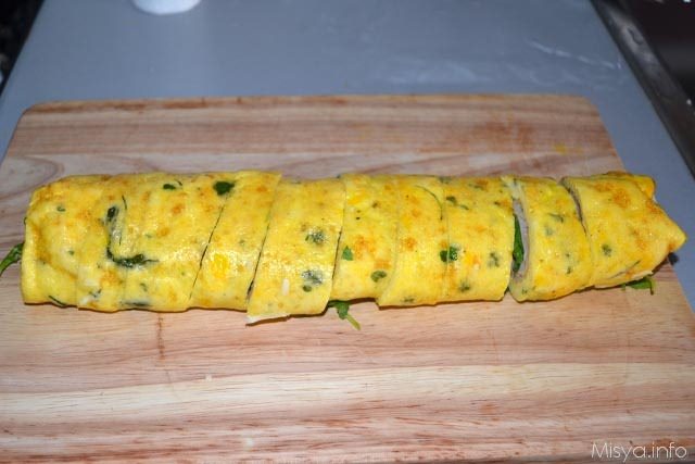 Rotolo di frittata al forno 11