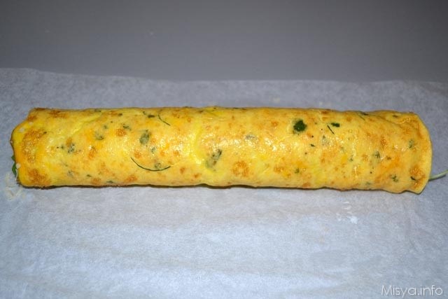 Rotolo di frittata al forno 9