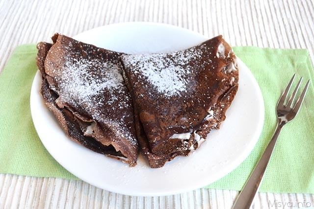 Crêpes al cacao