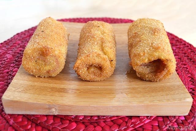 Rotolini di pancarrè fritti