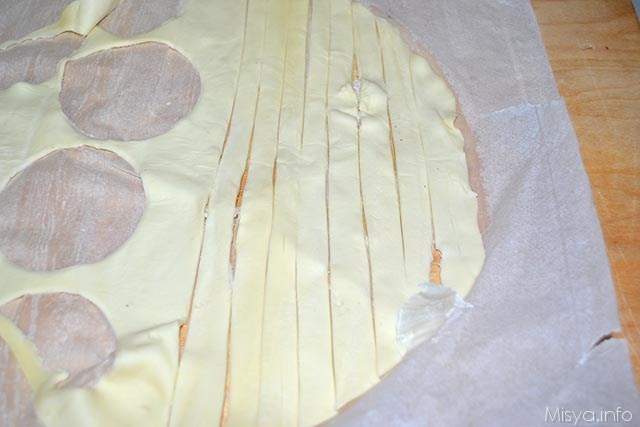 Piovra di pasta sfoglia 5