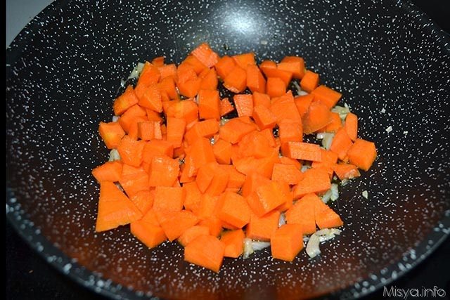 Timballini di riso con zucca e fiori di zucchina 2
