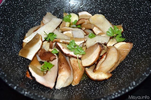 Timballini di tagliolini ai porcini 2